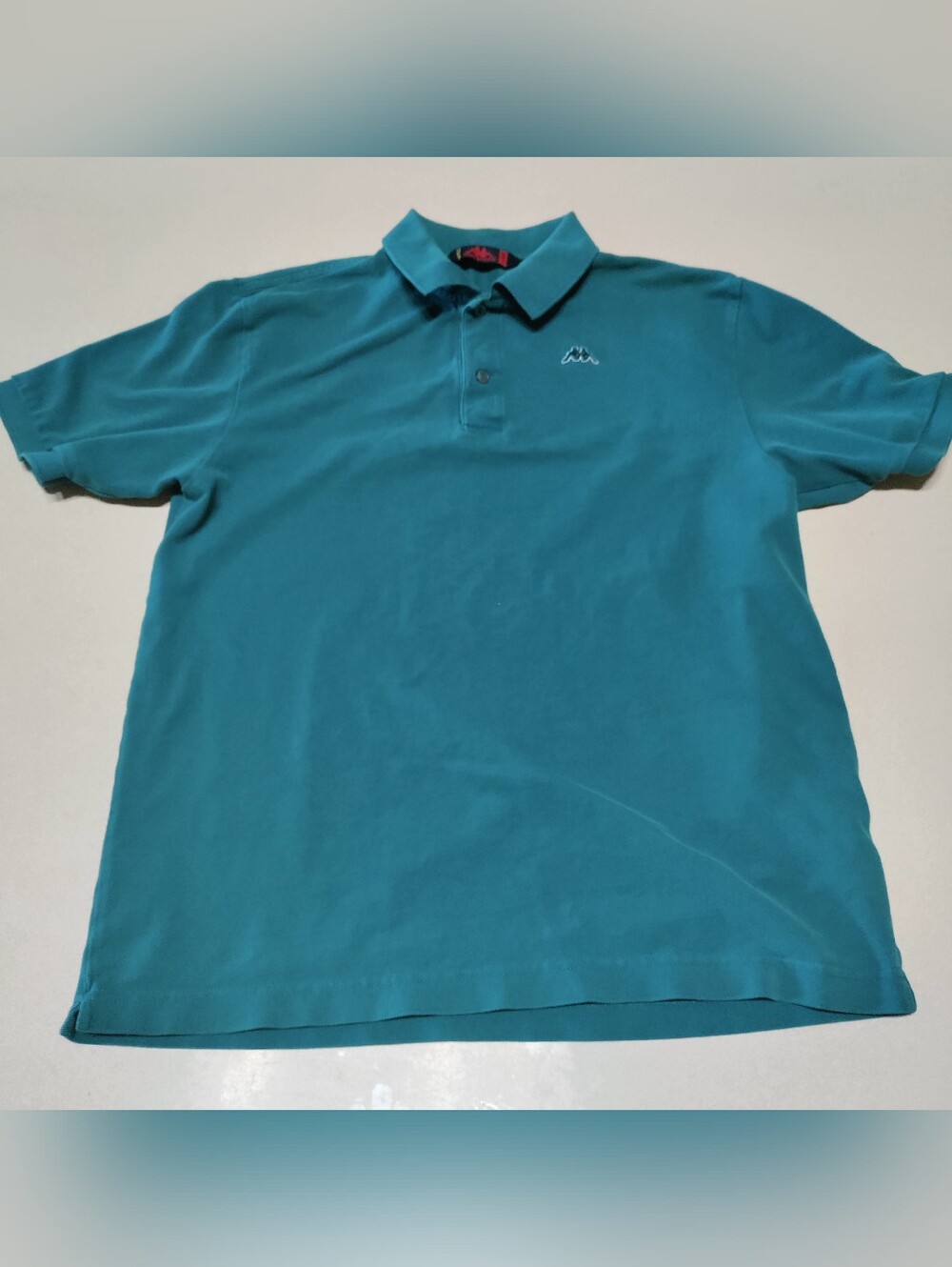 L Turquoise Kappa Polo